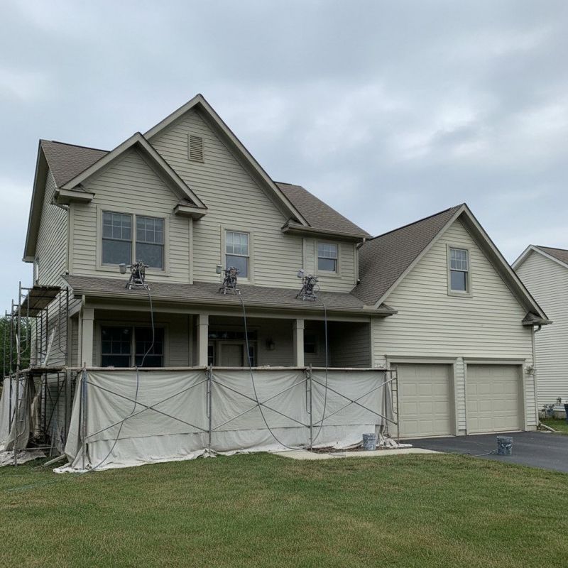 Interior Garage Painting detail