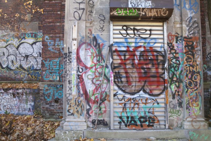 Sidewalk Graffiti Removal